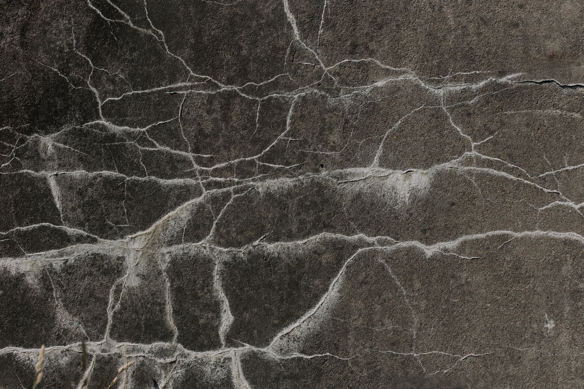Cracked concrete surface in need of repair